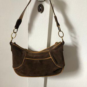 【PORTERNA】Max Suede Shoulder Bag Maxx New York Suede Purse - Gem
